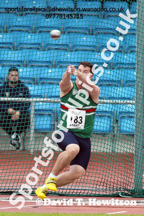 Mens  senior hammer, Northern Senior and Under-20s Track and Field Champs., Manchester. Photo: David T. Hewitson/Sports for All Pics